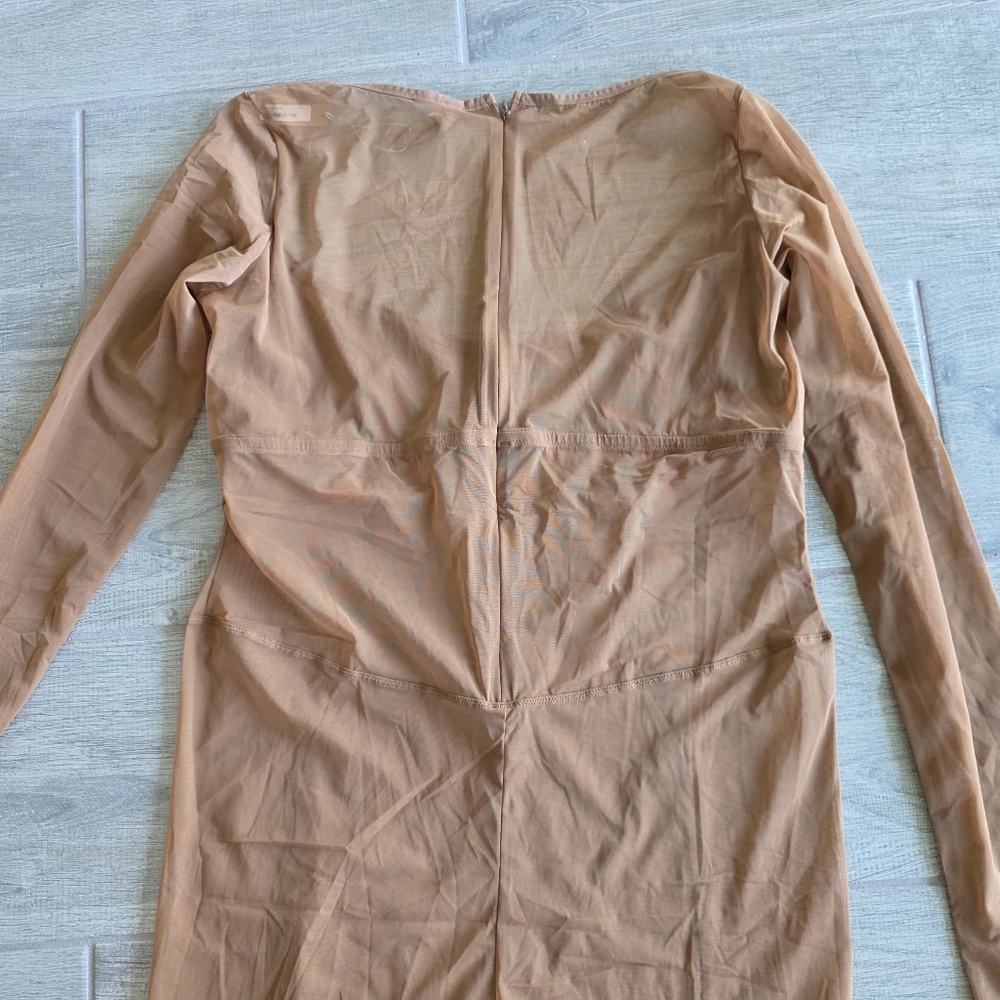 SKIMS Ultra Fine Mesh Catsuit One Piece Jumpsuit Bronze 3X Underwire NWT - Picture 15 of 16